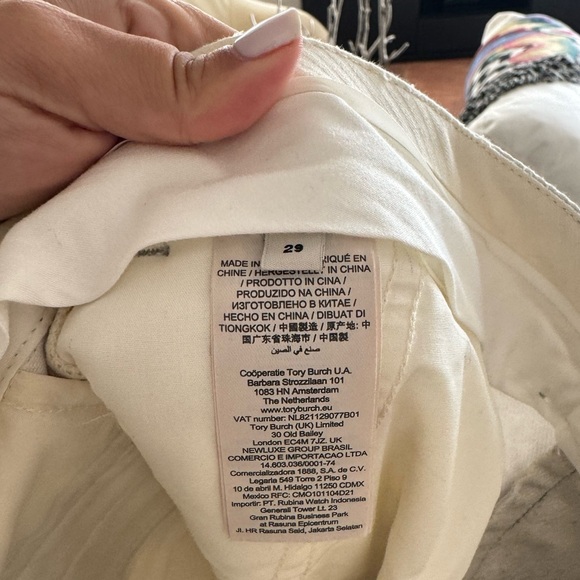 TORY BURCH CAT PRINTED CARGO PANT - Picture 6 of 8